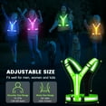 thumbnail image 6 of LED Reflective Running Vest Gear,Light Up Vest Runners Night Walking USB Rechargeable,Up to 11hrs Light with Adjustable Waist/Shoulder for Women Men Kids, 6 of 7