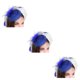 thumbnail image 4 of Minnieouse Sombrero tocado para mujer, velo de malla de flores, tocado con pinza para el pelo para espectáculo de escenario de boda Type3 NO3, 4 of 6