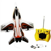 Air Hogs Radio-Controlled Military F18 Fighter Jet, White and Orange
