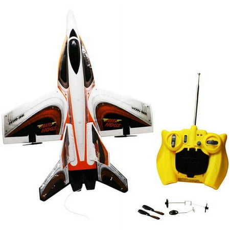 Air Hogs Radio-Controlled Military F18 Fighter Jet, White and Orange