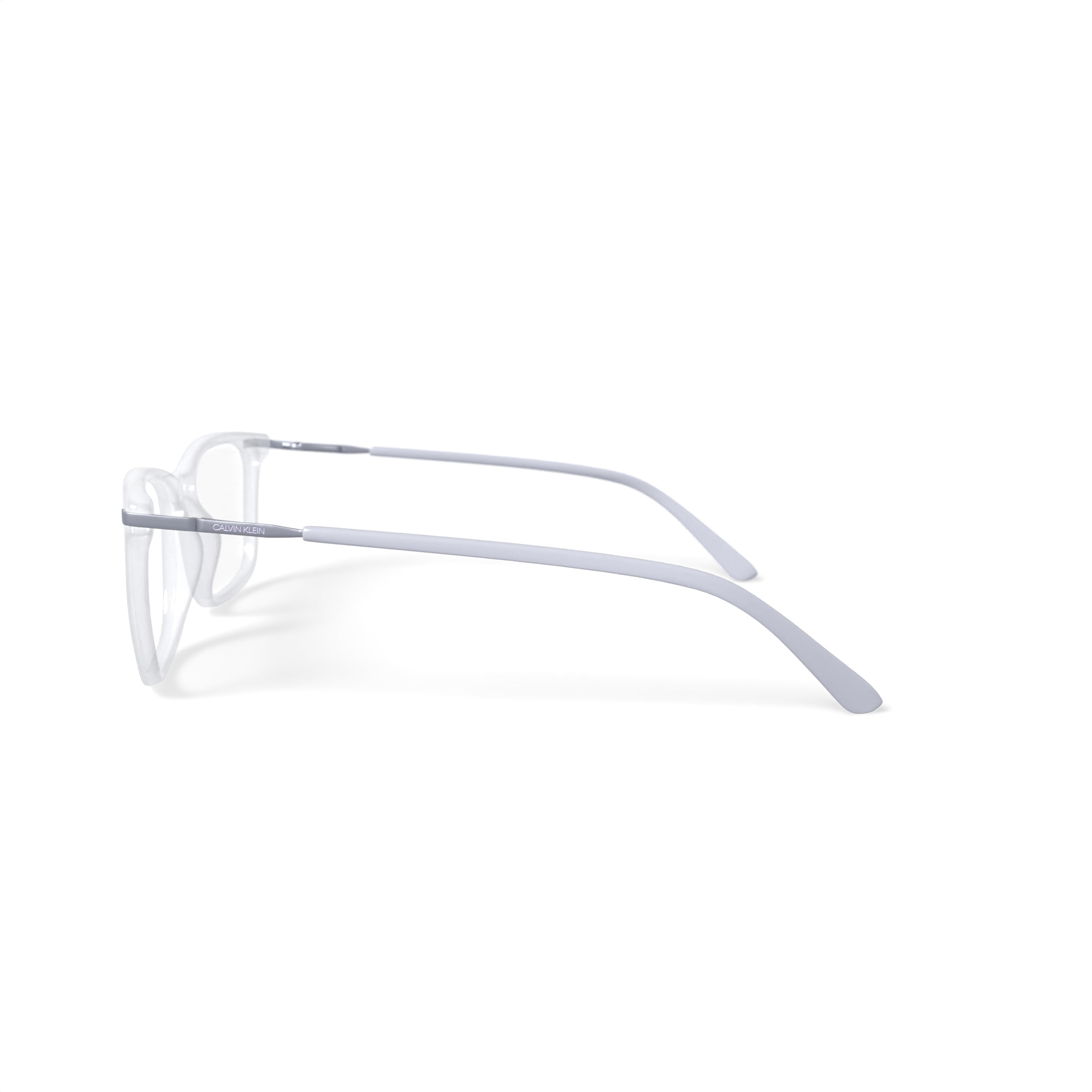Calvin Klein Men's CK20510G Prescription Eyeglasses with Case, Crystal Grey