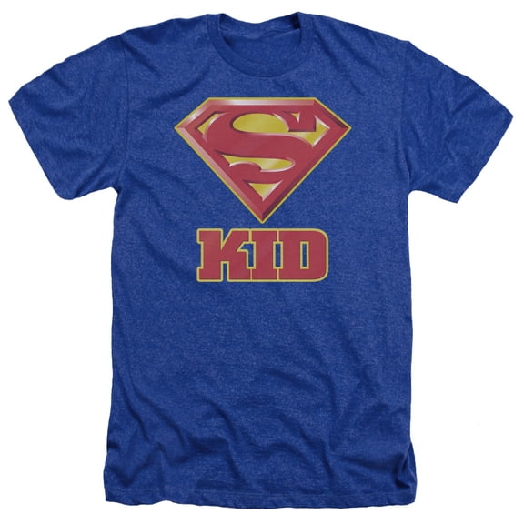 Superman - Super Kid - Heather Short Sleeve Shirt - Medium