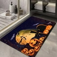 thumbnail image 3 of Bathroom Mat Witch Design Soft Polyester Non Slip Quick Dry Decorative Rug for Halloween Home Decoration Bathroom Dressing Table Living Room, 3 of 5