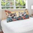 thumbnail image 5 of GZHJMY Fashionable Wolf Plush Pillow Case,Zippered Bed Pillow Pillowcases,Super Soft and Cozy Pillowcase Covers for Sleep - Standard Size 20x26in Home Decor, 5 of 7