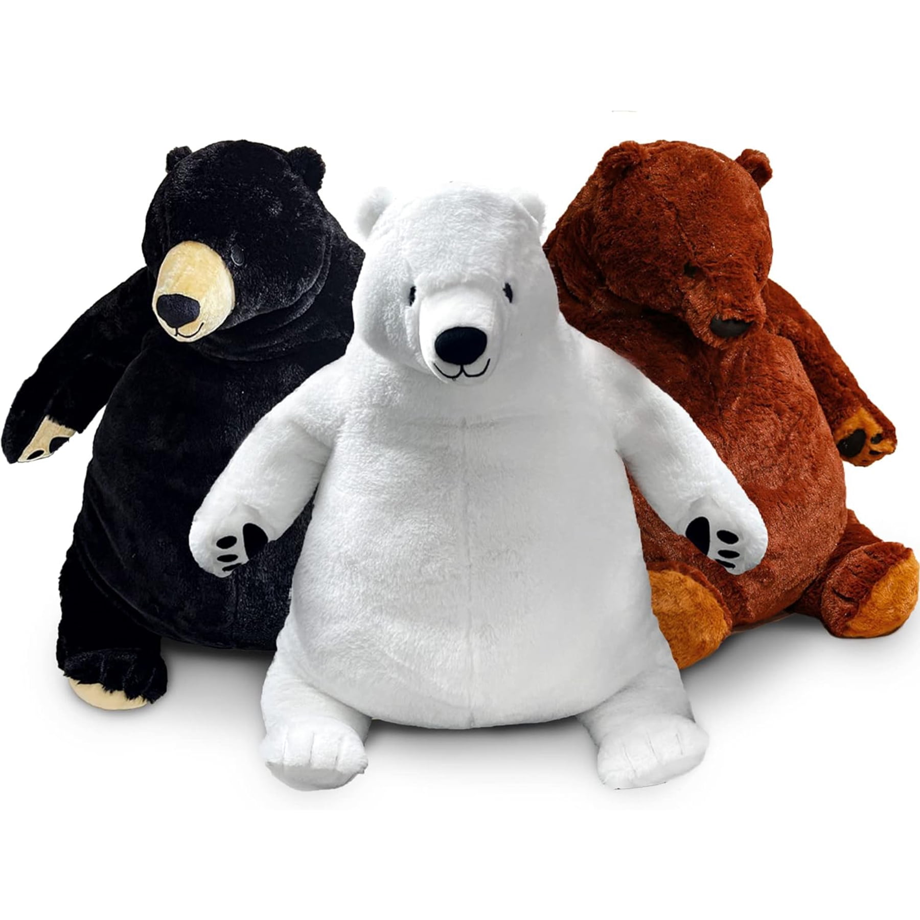 Djungelskog Bear Plush Toy - Soft and Cuddly (31.5 inches, Brown) - Perfect for Kids and Adults