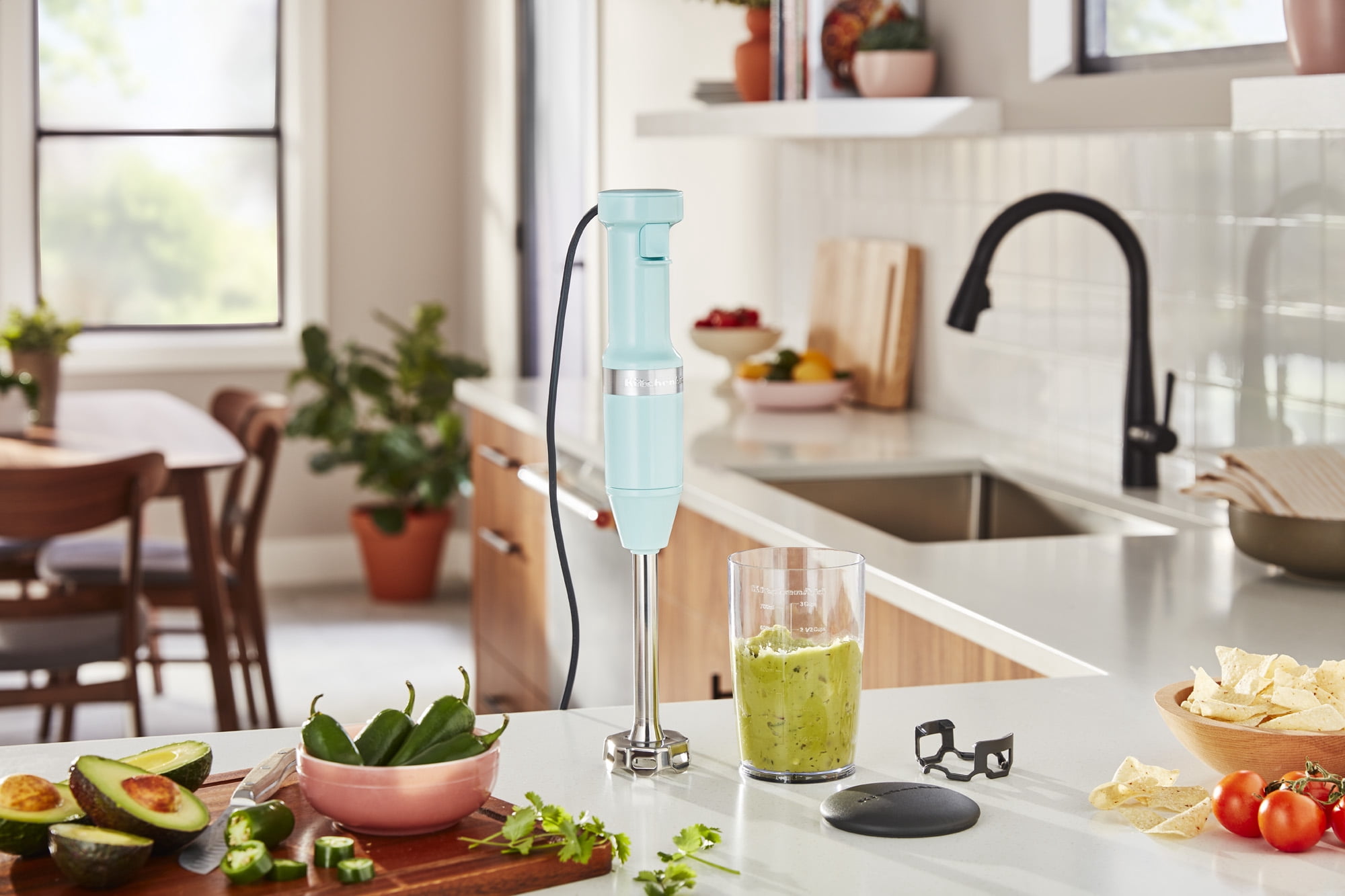 KitchenAid Variable Speed Corded Hand Blender KHBV53 - Ice Blue
