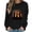 Black Sweatshirts, variant on Jsaierl Halloween Sweatshirts for Women Cute Witch Graphic Pullovers Vintage Classic Crewneck Long Sleeve Sweater Tops Halloween Party Supplies, Sizes S-2XL