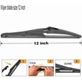 thumbnail image 2 of shiyou-Rear Windshield wiper 12" Original Replacement for 2011-2017 Ford Fiesta 2012-2018 Focus 2006-2011 Saab 9-3 back Windscreen wiper Blade LU12J, 2 of 4