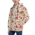 thumbnail image 2 of Kdxio Western Desert Nature Landscape Pattern Boys Athletic Unisex Boys Girls Hoodie with Pocket Sweatshirts-Small, 2 of 6