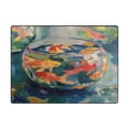 thumbnail image 5 of Yayeee Area Rugs for Living Room 5.2'x4' Non Slip Washable Bedroom Floor Carpet, Green Goldfish, 5 of 5