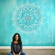 Prosperity Mandala Stencil - 30-inch
