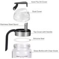thumbnail image 3 of Botella dispensadora de aceite de oliva con tapa automática, contenedor de condimentos con tapa y tapón automáticosPequeña Jormftte CPB-DE-WX278-1, 3 of 6