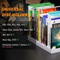 thumbnail image 2 of Organizador de discos de juego Nargos, paquete de 2 unidades para PS5 y Xbox White, 2 of 7