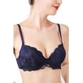 thumbnail image 3 of phistic Women Lace Overlay Extreme Push Up Bra (Regular & Plus Size 34A-40D), 3 of 4