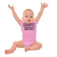 thumbnail image 3 of Grandpa Sidekick Cute Funny Grandkids Romper Boys or Girls Infant Baby Brisco Brands 18M, 3 of 6
