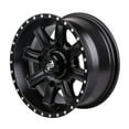 thumbnail image 2 of 4/156 Tusk Cascade Wheel 14x7 5.0 + 2.0 Matte Black for Polaris Rzr 900 Trail 2015-2020, 2 of 7