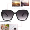 thumbnail image 2 of Gafas de Sol Bifocales para Lectura JM Fashion Cuadradas Sobredimensionadas, 2 of 6