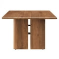 thumbnail image 4 of Modway Amistad Modern Wood Coffee Table with Adjustable Foot Pads in Walnut, 4 of 9