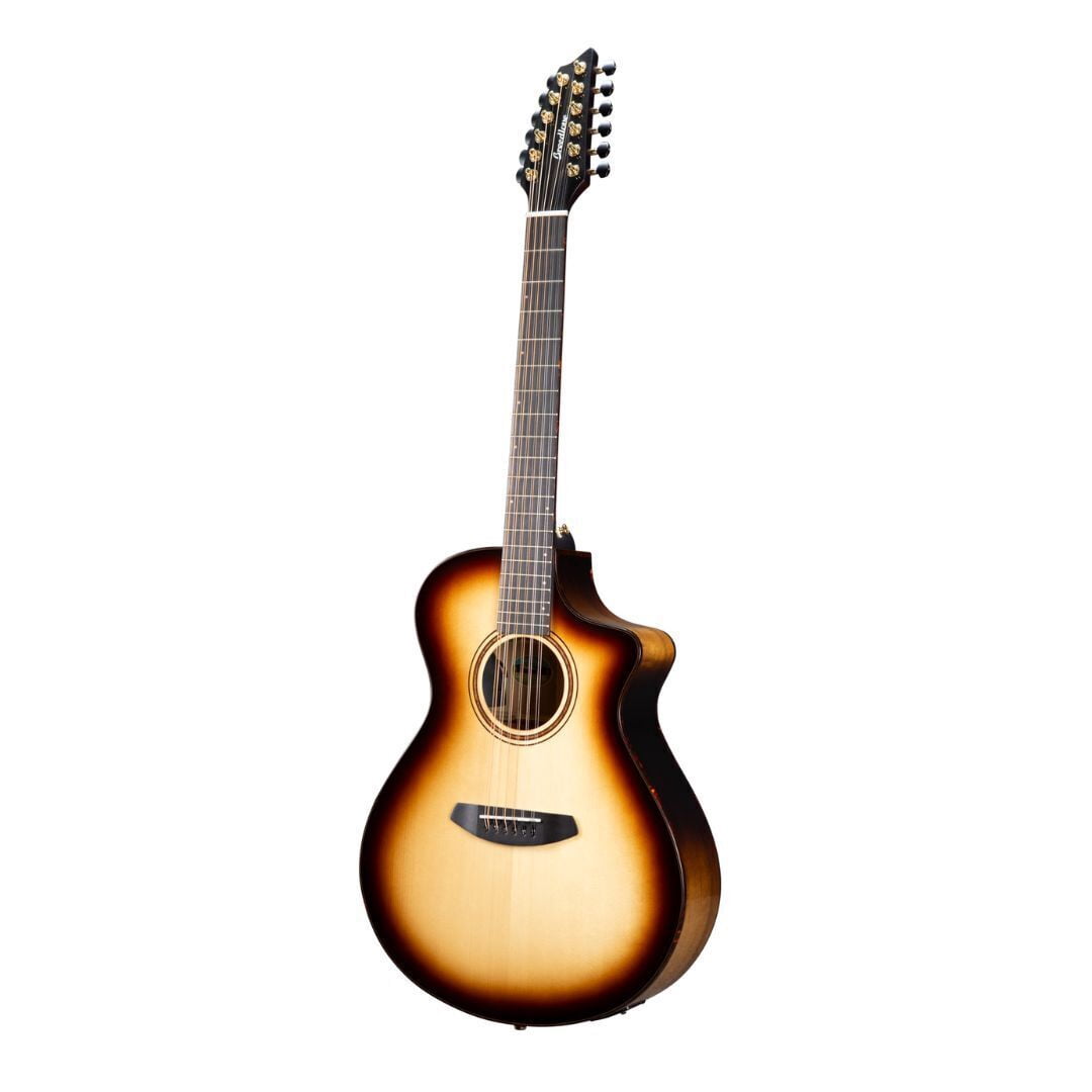 Breedlove Artista Pro Concert 12 String Right-Handed Acoustic-Electric Guitar with European-Myrtlewood Body (Burnt Amber Burst)