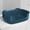 Blue, variant on Large Cat Litter Box with High Sides, Open Kitty Litter Boxes Anti-Splashing for Indoor Cat Low Entry Cat Litter Pan for Small and Elderly Cats, Tool-Free Assembly