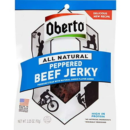 UPC 070411013449 product image for Oberto All Natural Peppered Beef Jerky, 3.25 Oz. | upcitemdb.com