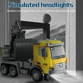 thumbnail image 3 of TFixol 1:14 Scale Remote Control Fire Ladder Truck with Lights, Music, and One-Key Demo, Single Battery Version, Grey and Red, 3 of 6