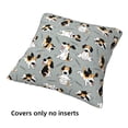 thumbnail image 3 of Throw Pillow Covers, Funny Beagle Active Dog Soft Square Pillow Cases with Invisible Zipper for Couch Bed Sofa, Farmhouse Fall Home Decor 18"x18", 3 of 7