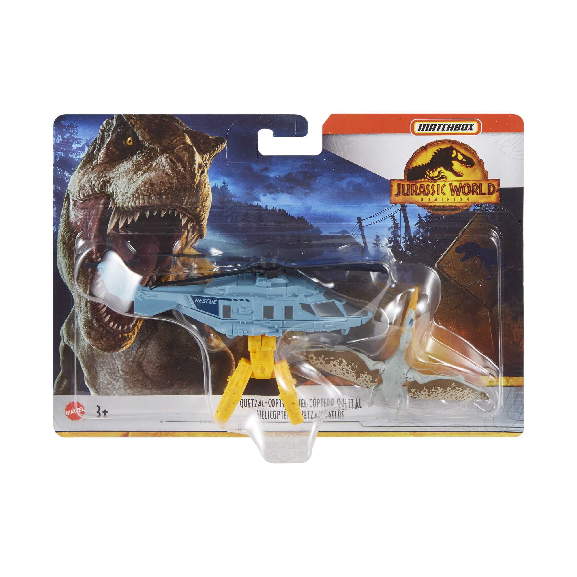 Matchbox Jurassic World Dino Transporters, 1 Vehicle & 1-2 Mini Dinosaurs