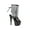 Black, variant on 7" Platform Heel With Fringe Light Up.