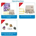 thumbnail image 3 of Kit de excavación de fósiles para niños, kit de bricolaje para excavación, minería, arqueología de cristales, kit de exploración educativa, 3 of 7