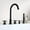 Black, variant on Bathtub Mixer Faucets Triple Handle Bath Tub Deck Mounted 5 Hole Water Crane Cold and Hot with Hand Shower Black Chrome Gold