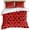 Red, variant on Sage Green Geometric Bedding 3 Piece Duvet Cover Set Full Size, Modern Morocco Abstract Art Soft Microfiber Comforter Cover with Zipper Closure & Pillowcases, Wrinkle & FadeResistant Quilt Cover
