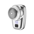 thumbnail image 1 of TISHITA Mini Rasoir Barbe Facial Taille de Poche Utilisation Humide et Sèche LED Affichage Numérique Gris, 1 of 8