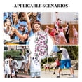 thumbnail image 6 of Naloa Orchids Flowers Basketball Jersey Reversible Men's Mesh Athletic Sports Shirts Training Practice S-4XLMedium, 6 of 6
