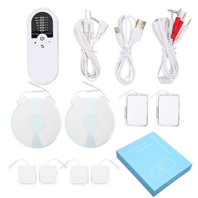 Masajeador muscular TENS Unit, recargable por USB, reduce el dolor y alivia la fatiga, masajeador de pulso para espalda y hombros.