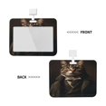 thumbnail image 2 of Cauagu Victorian Gentle Cat for ID Badge Holder,Badge Holder with Windows Key Card Work Badge Sleeve for Office/ Factory/ID Credit Cards/Proximity Key Cards, 2 of 7
