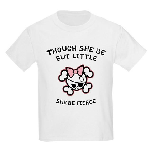 CafePress - She Be Fierce Kids Light T Shirt - Light T-Shirt Kids XS-XL