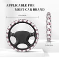 thumbnail image 5 of Naloa Cute Poodle Dog Elastic Steering Wheel Cover, Auto Steering Wheel Cover – 15 Inch , Comfortable Grip, Fit Suvs,Vans Cars,Trucks, 5 of 8
