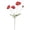 Red, variant on Honmine Artificial py Flowers, 4 Heads Stem Lifelike Silk Blooms for Wedding Centerpieces, Home Floral Arrangement Decor