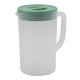 thumbnail image 1 of Jarra de agua con tapa multiusos con tapa y asa Contenedor de jugo para el hogar blanco verde, 1 of 9