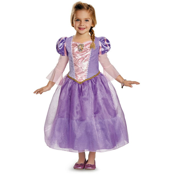 Disney Tangled Rapunzel Deluxe Child Halloween Costume - Walmart.com