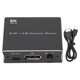thumbnail image 1 of Interruptor Displayport 8K a 30Hz 4K a 120Hz 1080P a 240Hz 2 en 1 salida o 1 entrada 2 salida interruptor bidireccional DP 1.4, 1 of 5