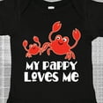 thumbnail image 4 of Inktastic My Pappy Loves Me Grandchild Beach Crab Boys Baby Bodysuit, 4 of 5
