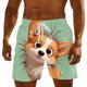 thumbnail image 2 of Pantalones de Cintura Elásticos con Cordón para Hombres, Desgaste Casual Y Cómodo, Tela Ligera Y Transpirable, Ideal para Días de Playa, Entrenamientos, Errores, Relajación en Casa, 2 of 3