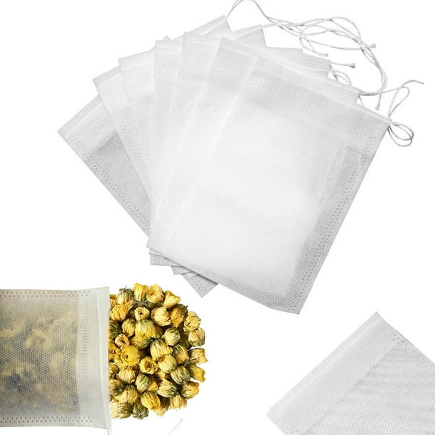 (Combinación A+A) 100 Piezas Bolsitas Té Bolsitas Té Bolsas Separadoras Sopa (10*15 Cm) 100 Piezas 10*15 Cm