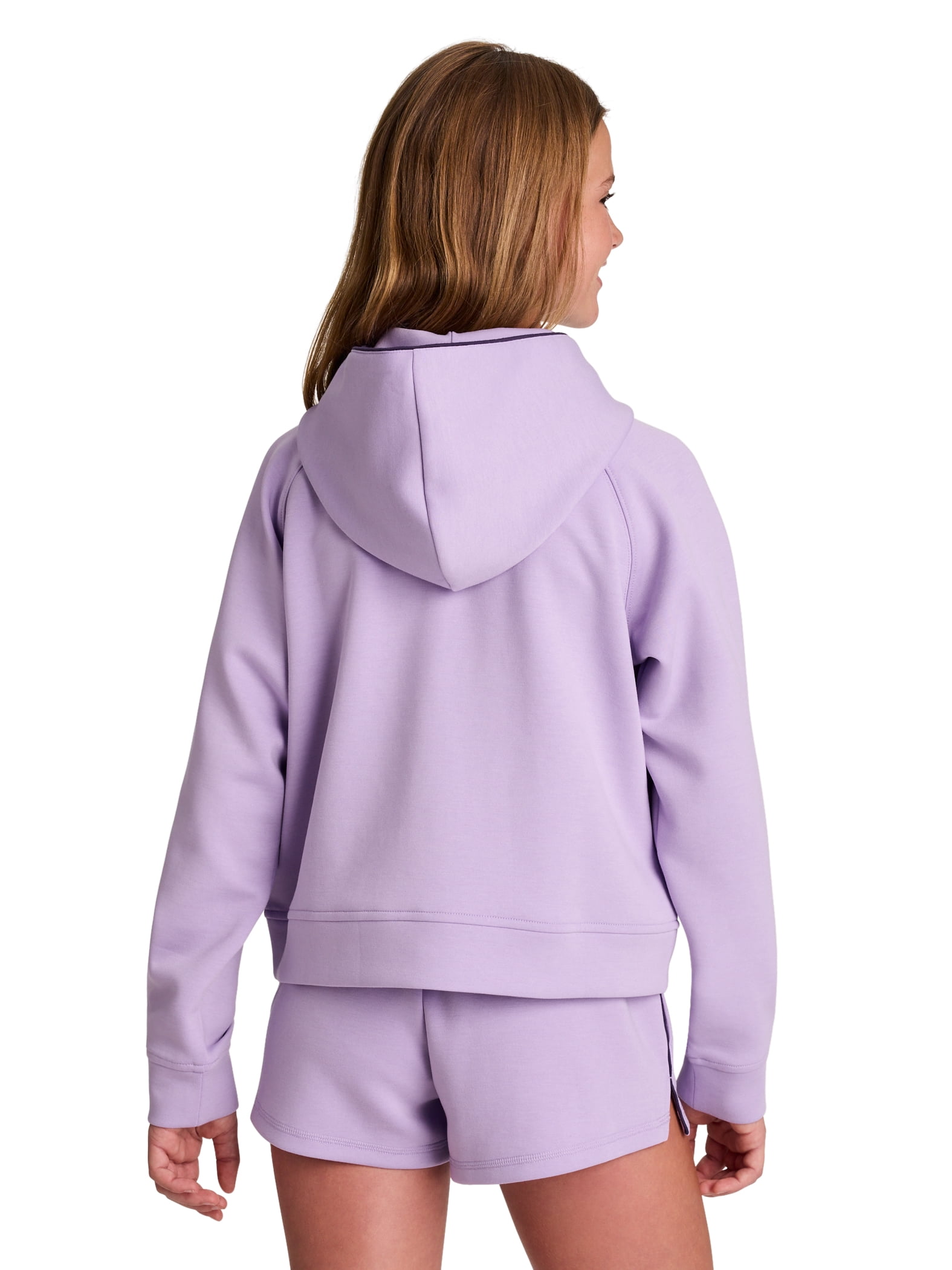Reebok Girl’s Athletic Momentum Tech Fleece Pullover Hoodie, Sizes 4-18