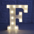 thumbnail image 2 of Lámpara de noche con letras LED creativas para dormitorio, lámpara de adorno F, 2 of 9