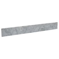 25" White Cararra Marble Backsplash