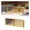 Gold, variant on Divider Screen Panels,Metal Frame Decorative Partition,Translucent Tabletop Partitions Privacy Screen for Office Hotel Countertop