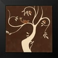 thumbnail image 2 of Vess, June Erica 12x12 Black Modern Framed Museum Art Print Titled - Willow Fresco I, 2 of 5